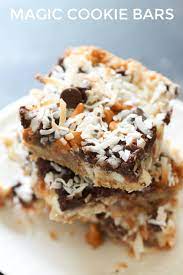 Seven Layer Magic Cookie Bars Recipe Recipe Magic Cookie Bar Recipe Cookie Bar Recipes Dessert Recipes