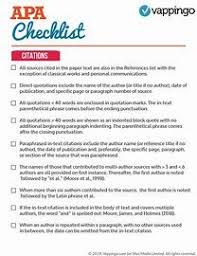 Image Result For 2019 Apa Format Checklist In 2020 Business Notes Apa Format Title Page Paper Outline