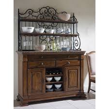 We offer bakers racks in a wide variety of styles and finishes, ranging from wrought iron to wood. Portolone Marble Top Sideboard W Bakers Rack Kincaid Furniture Furniture Cart