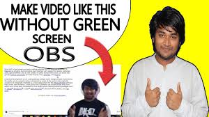 In this way, you can use the obs layering system to reveal images inside your scene using shortcuts. Obs Green Screen Effect Without Green Screen Trick Obs Bangla Youtube