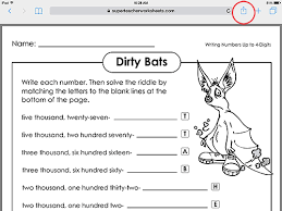 It's normal for children to be a grade below or above the suggested level, depending on how much practice they've had at the skill in the past and how the curriculum in your country is organized. Super Teacher Worksheets Help