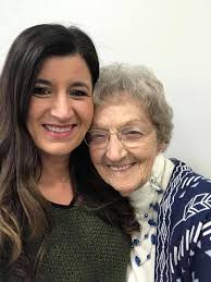 Celebrating 90 years of age with family