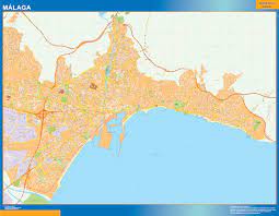 Carratraca detta lyxiga, andalusiska spahotell ligger i staden carratraca bland serranía de rondas berg. Karta Over Malaga Spanien Vaggkartor