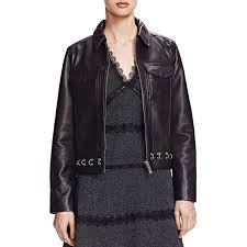 The Kooples Ring Detail Leather Jacket 575 Liked On Polyvore Featuring Outerwear Jackets Black Gru Clothes Design Leather Jackets Online Leather Jacket