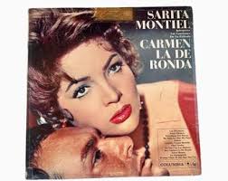 1959 Sarita Montiel vinyl record Carmen La De Ronda LP Vintage Spanish  Spain music record gift.