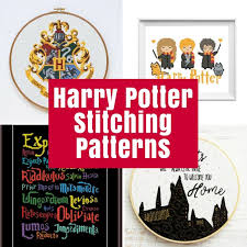 Harry Potter Stitching Patterns The Crafty Mummy