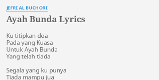 Provided to azclip by universal music group ayah dan ibu · dato' sudirman balik kampung ℗ 1981 emi (malaysia) sdn.bhd. Lirik Lagu Ayah