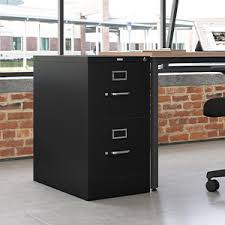 Select file cabinets with varying storage like a single drawer or ones with two or three drawers. Amazon Com Hon 2 Drawer Office Filing Cabinet 310 Series Full Suspension Letter File Cabinet 26 5 D Black H312 Home Kitchen