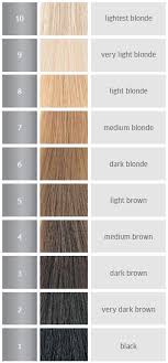 The Hair Levels Hair Levels Hair Color Chart Wella Hair Color