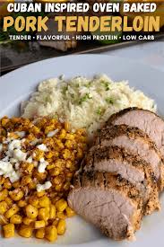 Only 1 gram of carbs per serving for a total of 4 per entire tenderloin! Cuban Style Baked Pork Tenderloin That Melts In Your Mouth