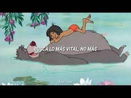 El libro de la selva es una película de animación tradicional realizada por la compañía walt disney productions, estrenada en 1967. Busca Lo Mas Vital El Libro De La Selva Letra Mowgli Y Baloo Youtube