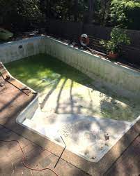 Gunite is porous and is sealed from the water by a plaster coating. Luxapool Pool Paint Before And After Diy Pool Resurfacing Project