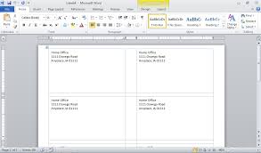 In the print section, select single label to print one label. 10 Things You Should Know About Printing Labels In Word 2010 Techrepublic