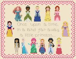 $895 disney counted cross stitch flounder tigger lot of 2. Disney Princess Pixel People 11 00 X 8 43 Cross Stitch Pattern Pdf E1113