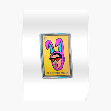 The Bad Bunny Posters for Sale | Redbubble