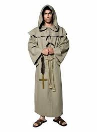 Kleding En Accessoires Verkleedkleding Voor Heren Deguisement Homme Kit Moine Frere Tuck Robin Des Bois Medieval Neuf Pas Cher