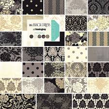 Basic Grey Little Black Dress 5 Charm Pack Fabric Quilting Squares Moda Ebay Charm Packs Fabric Quilts Basic Grey