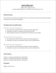 59 With Resume Format Examples For Job Resume Format