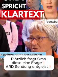 In der ARD-Sendung 100 eskaliert die Stimmung: Eine Rentnerin sagt off... |  TikTok