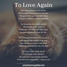 Below is a selection from the site's founder and other members to get us started. Cat Loss Poems Archives Sympathy Card Messages