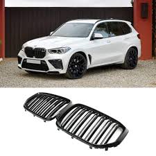 Check spelling or type a new query. Glossy Black X5m Style Double Slat Kidney Grille For Bmw X5 G05 2019 2020 Front Grill Insert Hood Replacement X Series M Type Buy Online In Andorra At Desertcart 171945193