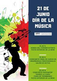 21 de junio de 2017. Celebramos El Dia De La Musica 21 Junio Conservatorio Profesional De Musica Eliseo Pinedo