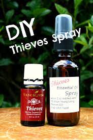 Make Your Own Diy Thieves Spray Antibacterial Spray Great For Doorknobs Toilet Seats Resta Thieves Essential Oil Antibacterial Spray Living Essentials Oils