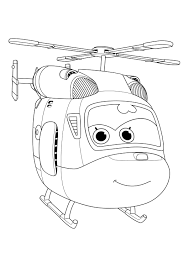 I made the coloring page of police helicopter for my kids but you can use it too! Super Wings Coloring Pages 100 Best Images Free Printable