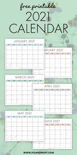 2021 starts on friday, january 1st 2021 and ends on friday, december 31st. Free Printable 2021 Calendar Sunday Start Pjs And Paint Kalender Design Kalender Zum Ausdrucken Kostenlose Druckvorlagen