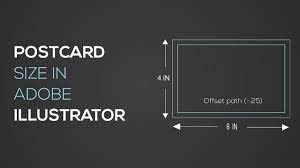 It is a card with cardtheme matching stamp and postmark on the picture side of the card. Postcard Size In Adobe Illustrator 2020 Youtube
