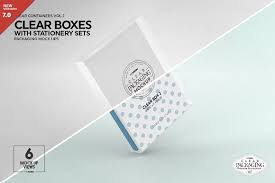Clear Box Set Packaging Mockup Packaging Mockup Design Mockup Free Free Packaging Mockup