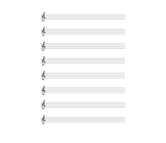 I use a printed guide sheet under blank paper for real applications on blank paper (correspondence / blank journal paper), vs just practicing my straight line writing. Blank Sheet Music In Pdf Free For Download Smallpdf