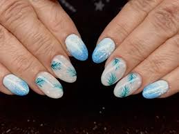 ❄️✨ Winter Frost Nails ✨❄️ These are a builder gel overlay ...