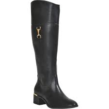 Bota Cano Longo Montaria Rodeio Tend&ecirc;ncia Moda 098-001 Via Marte Preto