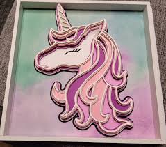 Download 3d Layered Svg 3d Unicorn Svg 3d Unicorn Layered Svg 557478 Cut Files Design Bundles