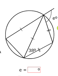 Opposite angles in an inscribed quadrilateral are supplementary. Geometry Inscribed Quadrilateral And Angles Mathematics Stack Exchange