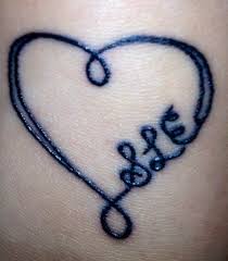You can also add an inscription of you and your partner's initials for more personalization. Tattoo New Tattoos Initial Tattoo Small Heart Tattoos