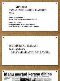 Apakah kalau murtad boleh diperangi? Titas Isu Murtad