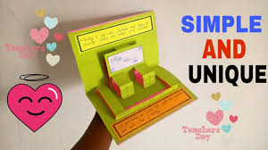 I will never forget you and your positive energy. Diy Teachers Day Card How To Make Card For Teachers Teachers Day Gift Ideas