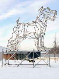 Ben Long S Dust Drawings Scaffolding Sculptures Scaffolding Design Scaffolding Interior Installation Art