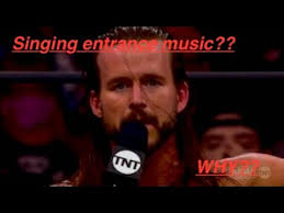 Why are pro wrestlers singing