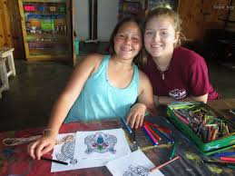 Arts Crafts Pc Styles With A Learner From Laerskool Constantia Park These Two Decided To Do Some Co Camping Crafts Camping With Kids Summer Camps For Kids