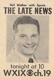 1958 TV NEWS AD ~ HAL WALKER SPORTS REPORTER Milwaukee Wisconsin