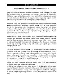 Dalam artikel ini penulis membincangkan kesalahan tatabahasa yang dilakukan oleh pelajar indonesia dalam penulisan karangan bahasa indonesia ke bahasa malaysia. Contoh Artikel Contoh Artikel Bahasa Inggris Tentang Kesehatan