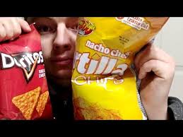 Folklore has it that an african american cook unintentionally invented the first potato chip in a fit of anger. Doritos Versus Home Style Select Nacho Cheese Tortilla Chips Youtube