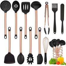 Stainless steel crock, created for macy's. Toyx 13pcs Kitchen Utensils Set With Holder Silicone Cooking Kitchen Utensils Set With Stainless Steel Handle Copper Walmart Com Best Kitchen Utensil Set Kitchen Utensil Set Cooking Kitchen