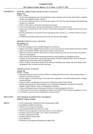 clinical data analyst resume samples