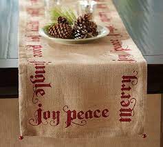 May 19, 2020 · a subtle nod to the american flag, this table runner is just the thing to spice up your memorial day party decorations. This Is A Nice Burlap Runenr From Pottery Barn Mabye We Should Look At Material Before Ordering A Holiday Dinnerware Holiday Decor Christmas Rustic Christmas