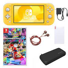 Nintendo Switch Lite With Mario Kart And Accessories Yellow 9244606 Hsn In 2021 Nintendo Switch Nintendo Nintendo Switch Games