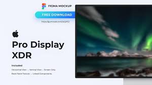 Apple Pro Display Xdr Free Mockup Pinspiry Apple Pro Mockup Free Mockup
